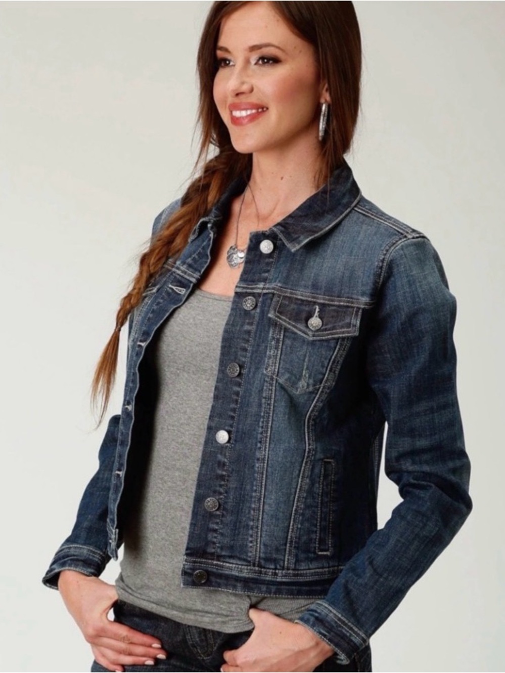 NWOT Torrid Denim Trucker Jacket.  Sz 00/10 $65